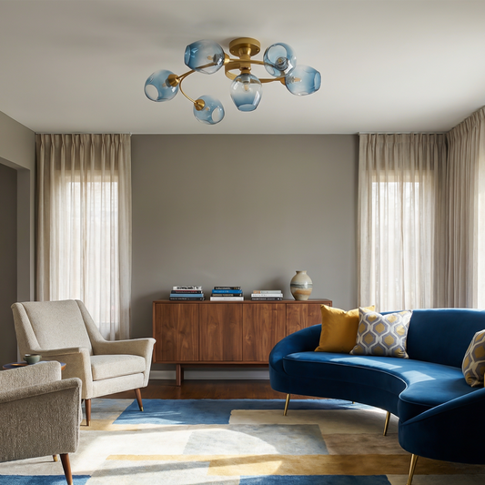 Plafonnier Irisso vue ambiance | Luxarmonie