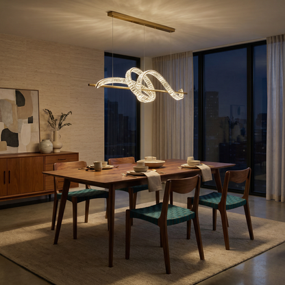 Cristarione Chandelier Detail View – Luxarmonie