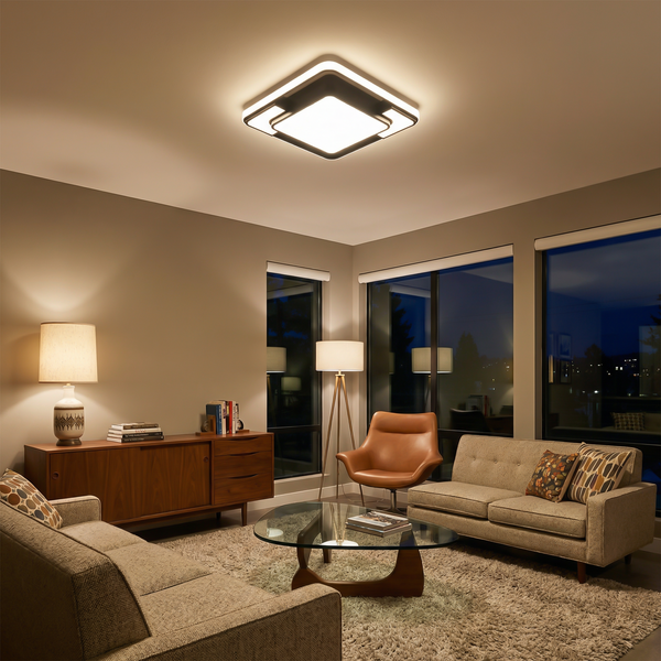 Plafonnier Polyvalent Lumière Douce et Ambiance Conviviale – Nébula