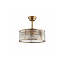 Industrielle Deckenleuchte aus goldenem Messing für die Küche – Artéor