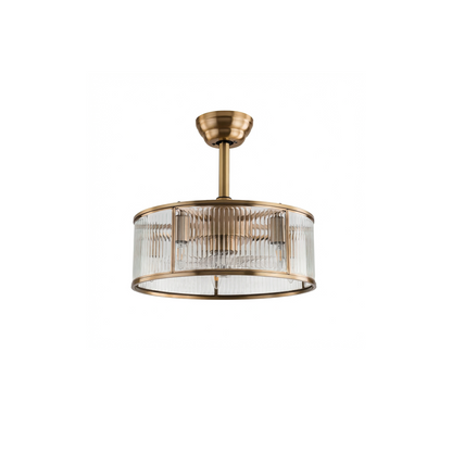 Industriële verguld messing plafondlamp voor keuken – Artéor