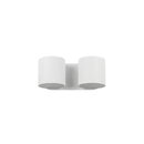 Modern white cylindrical wall light – Oréziane