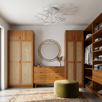 Contemporary Airy Floral Style Ceiling Light – Subtilo