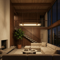 Lustre LED Minimaliste Nordique pour Salon et Salle à Manger – Orithya