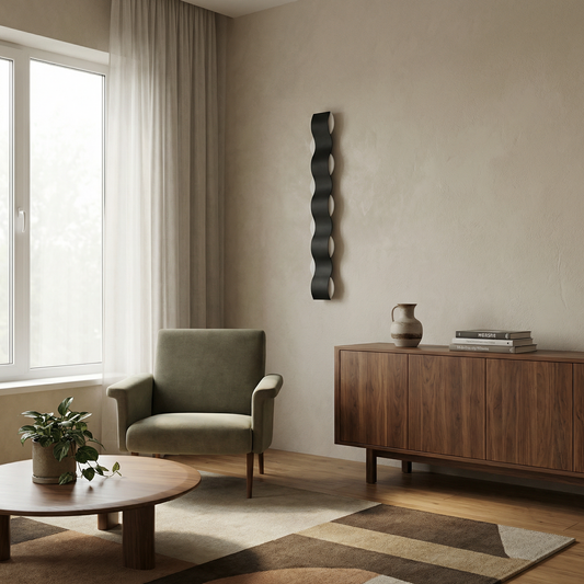 Moderne buitenwandlamp in ijzer – Ondulys