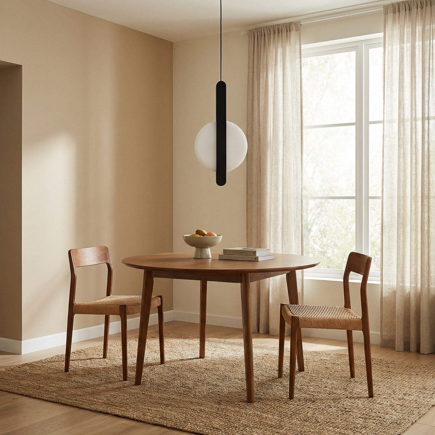 Suspension Éclat Noir vue ambiance | Luxarmonie