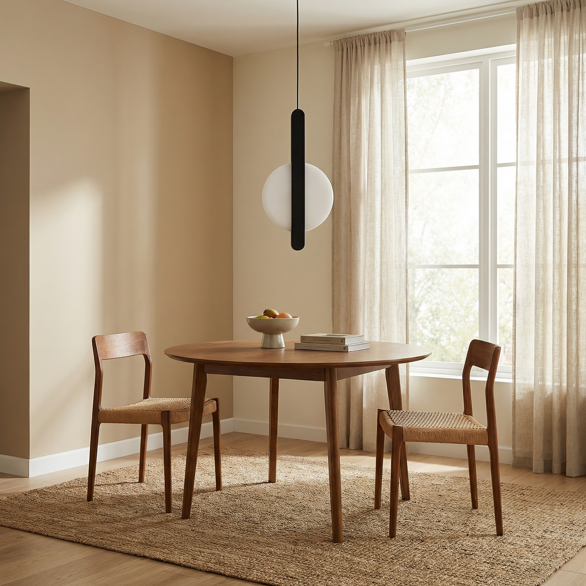 Pendant Éclat Noir Ambiance View | Luxarmonie