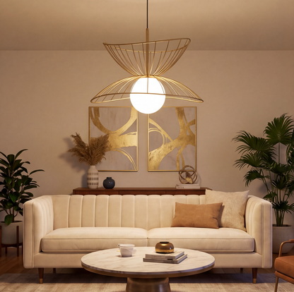 LED Hanglamp van Geverfd Metaal, Strak Design – Fabulus