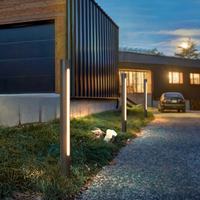 Applique d'extérieur en métal et acrylique LED – Azuréos