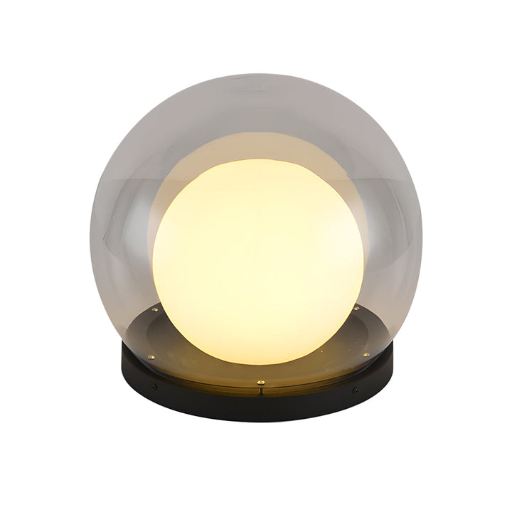 Lampe d'extérieur design en acier inoxydable noir – Novalume