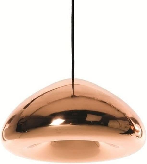 Aurovia Modern Gold Pendant with Hemispherical Mirrored Aluminum Shade - View 14