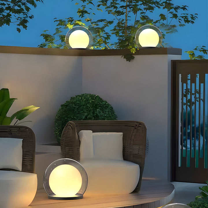 Lampe d'extérieur design en acier inoxydable noir – Novalume