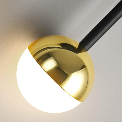 Slender Wall Light Gold Finish Natural Style – Veridia