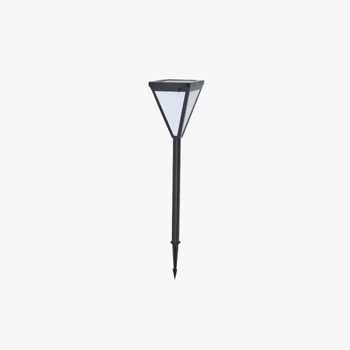 Lampe d'extérieur LED en métal noir design contemporain – Oranys