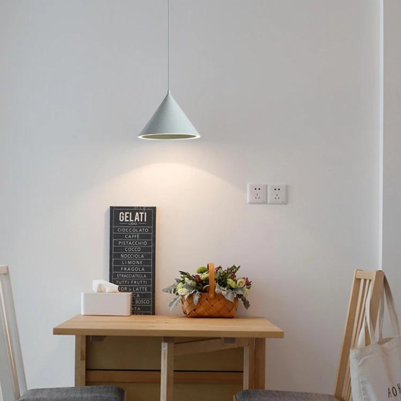 Suspension Enfantine Déco Moderne Forme Cône Durable – Pastel