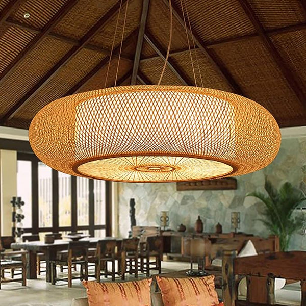 Bamboo Design Pendant Light for Indoors – Bohalys