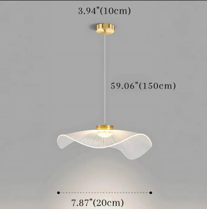 Lustre en cuivre et marbre pour salon – Marmoria