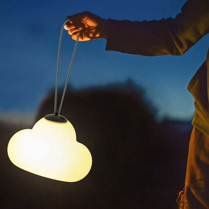 LED-hanglamp in metaal en acrylaat voor tuin – Célorion