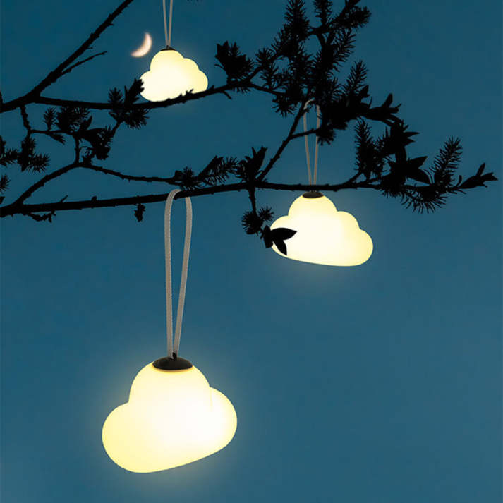 LED-hanglamp in metaal en acrylaat voor tuin – Célorion