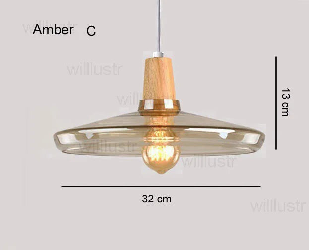 Suspension en verre fumé pour éclairage raffiné – Armonique