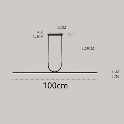 Contemporary design suspension Nera black finish - view 9