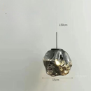 Trendy Hanglamp Verstelbare Hoogte Glas Metaal – Aurora Nordica