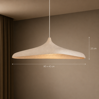 Wabi-Sabi Pendant Light, Concrete Finish – Zelinea
