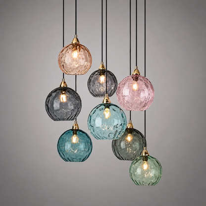 Colorful Glass Pendant Light with Joyful and Modern Ambiance – Célestro