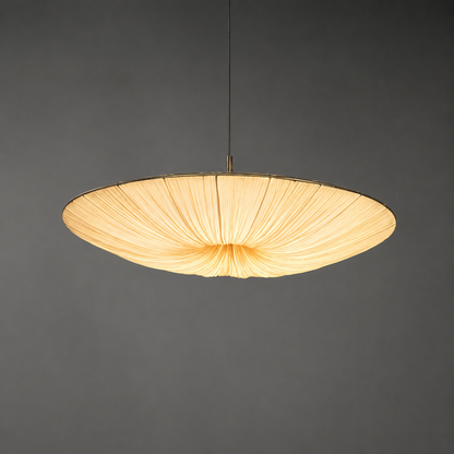 Pleated Silk Pendant Light – Armoniquat