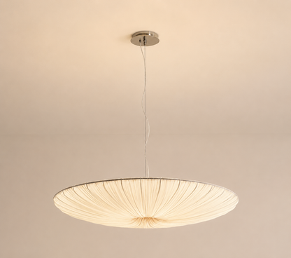 Pleated Silk Pendant Light – Armoniquat
