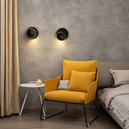 Contemporary Rotatable Wall Light with 350° Adjustment – Eclipse