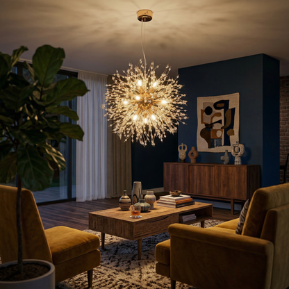 Moderne Kristall-Deckenleuchte für Schlafzimmer und Wohnzimmer – Cristarioni