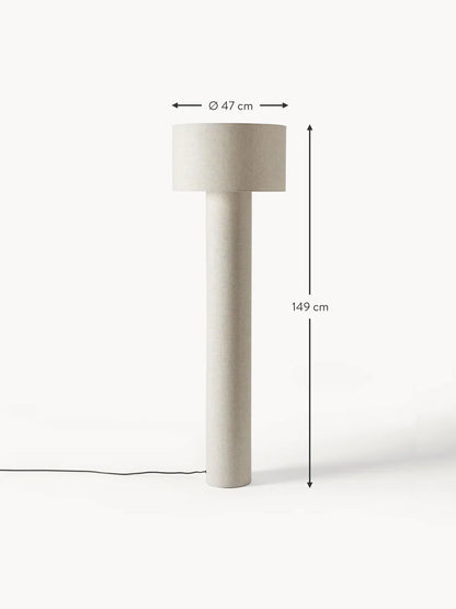 Stoffen vloerlamp voor de woonkamer – Calytrix