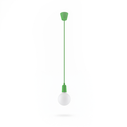 Minimalist green PVC pendant light – Ardelio