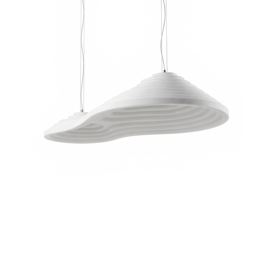 Modern resin pendant light for living room – Zelario
