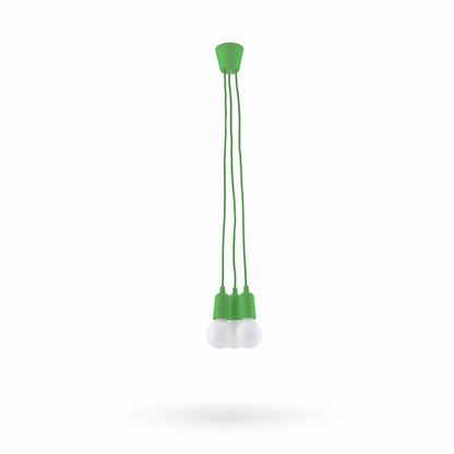 Minimalist green 3-light pendant – Veridra