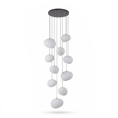 Modern alloy pendant light for living room – Heliora