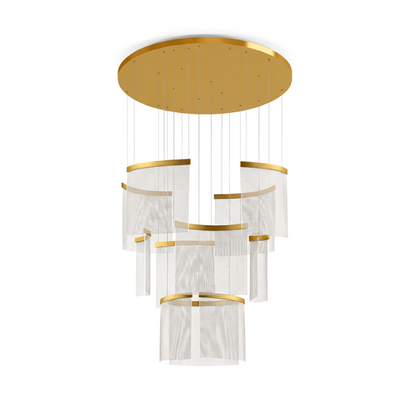 Modern alloy pendant light for living room and dining room – Célano