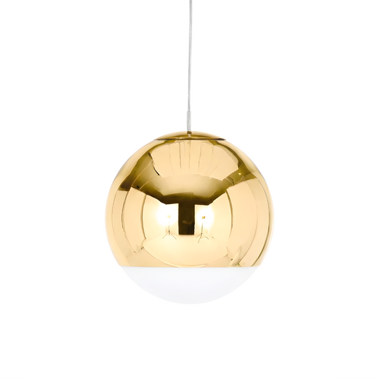 Minimalistische hanglamp van elektrogeplateerd glas voor restaurants – Alvearelia