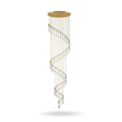 Suspension Structure in Golden Metal and Cut Crystals – Vanta
