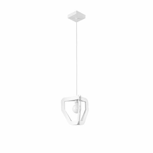 Minimalistische witte hanglamp voor woonkamer – Asterion