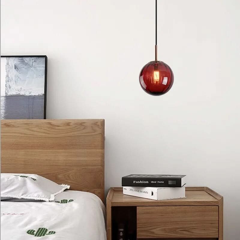 Elegante Hanglamp met Glazen Bol Zacht Licht – ColorLine