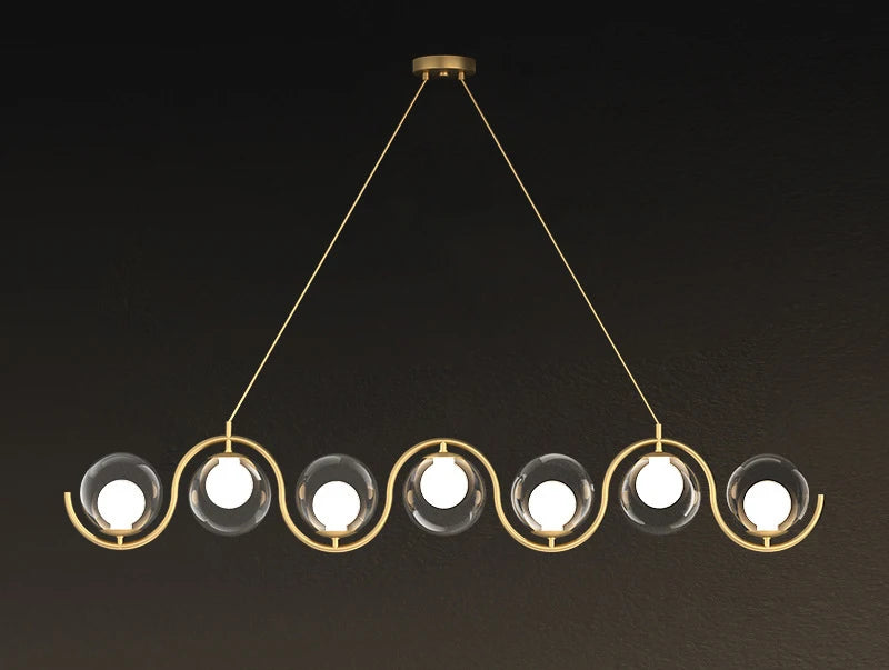 Suspension Design Sphérique Métal & Verre & Ambiance Chaleureuse – Althéa