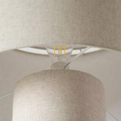 Stoffen vloerlamp voor de woonkamer – Calytrix