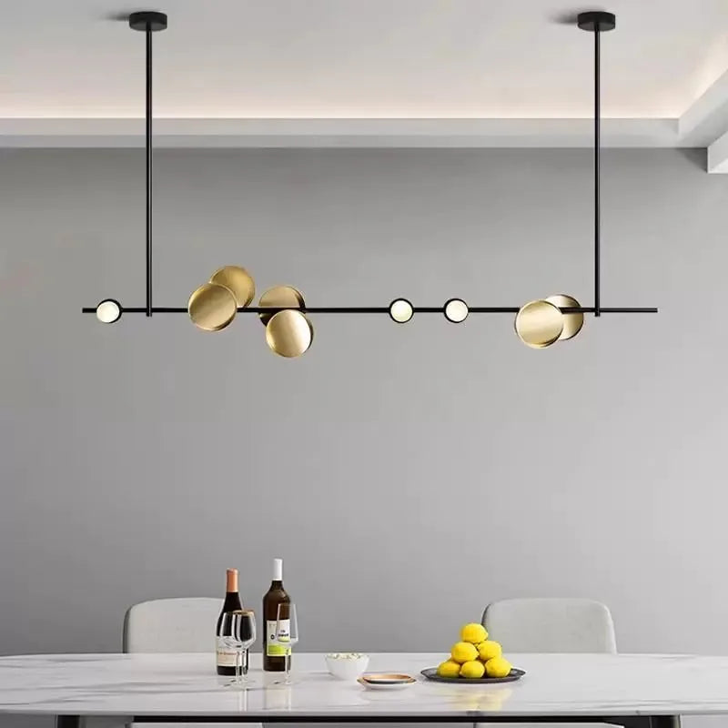 Tweetonige Metalen Hanglamp Homogeen en Elegant Licht – Linéa