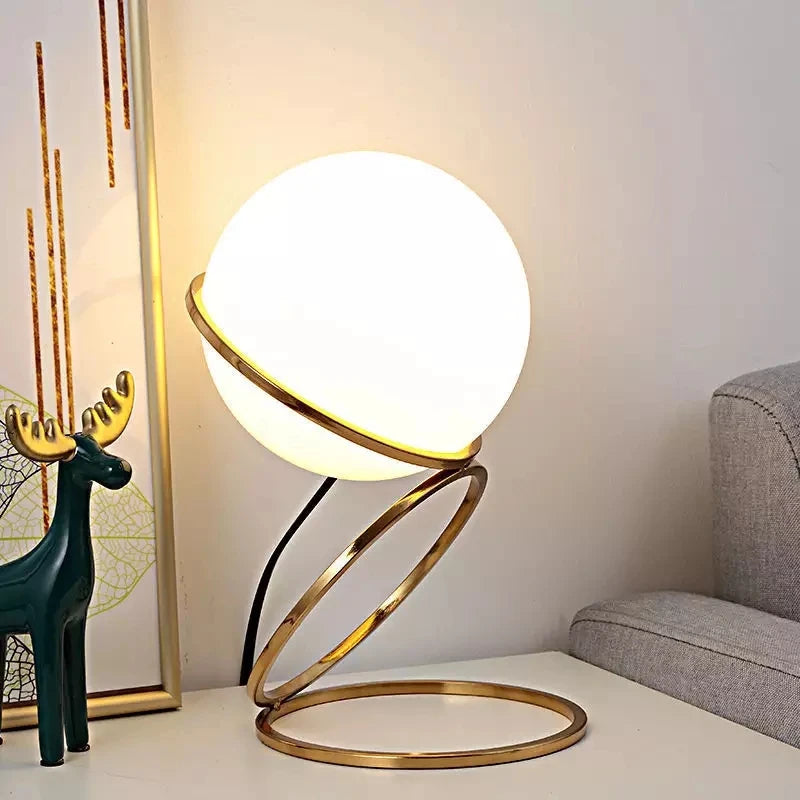 Lampe de Table Design Artistique en Forme de Sphère – Sphéria
