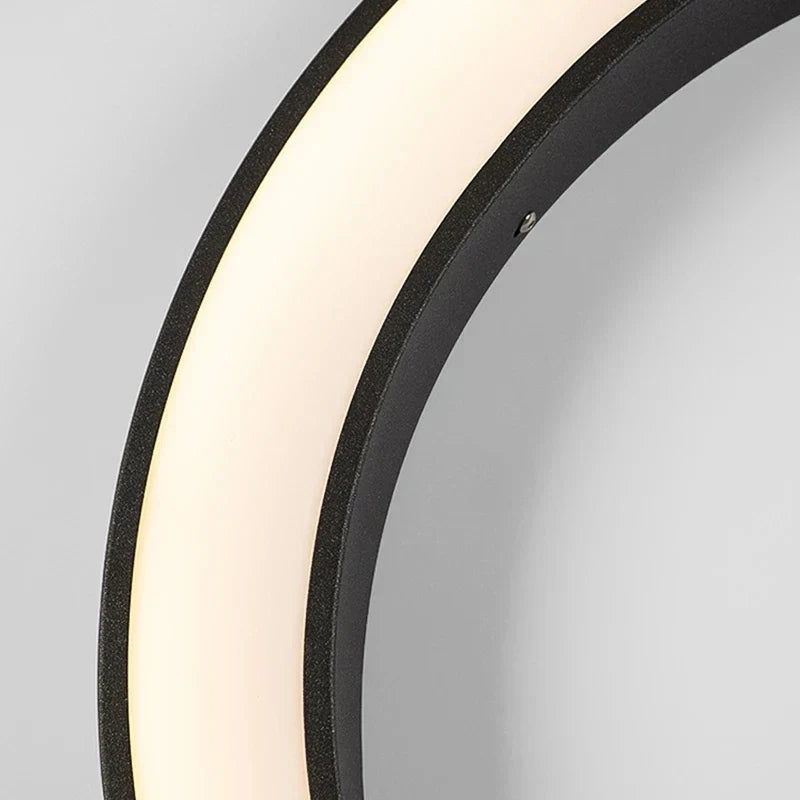 Moderne roestvrijstalen wandlamp voor buiten – Caelux