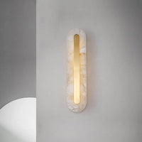 Applique murale en cuivre et marbre pour chambre – Marmoréa