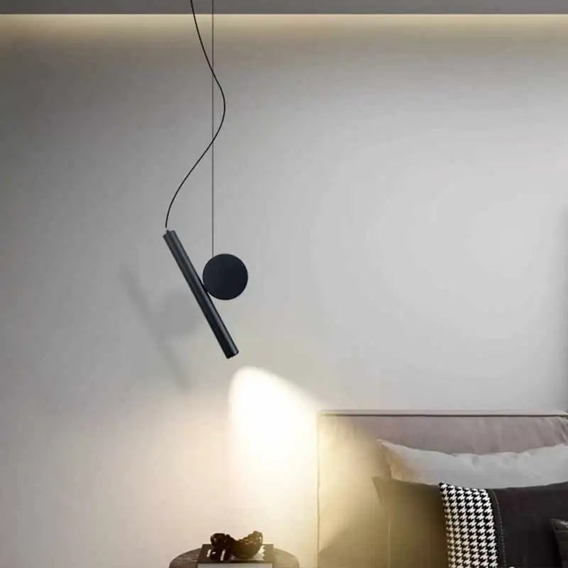 Suspension Moderne Ligne Fluide et Éclat Raffiné – Clarté Divine