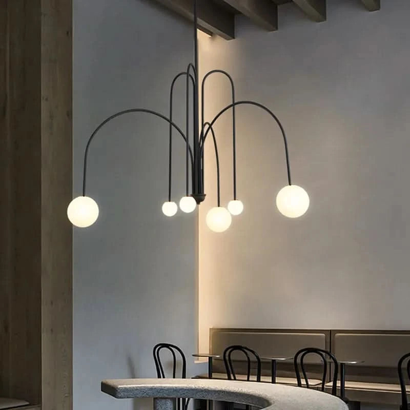 Lustre Haut de Gamme Élément Sculptural Style Méditerranéen – Forgiato